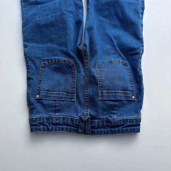 Mayoral Wide Leg High Waisted Sailor Jeans - Size 8 - Picture 8 of 8